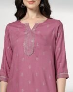 Women Printed Straight Kurta - Image 2