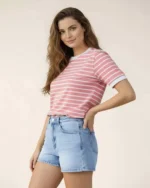 Women Striped Regular Fit Top